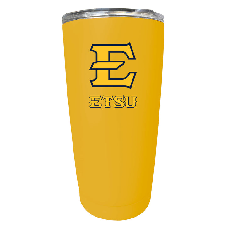 East Tennessee State University NCAA Insulated Tumbler - 16oz Stainless Steel Travel Mug Image 3