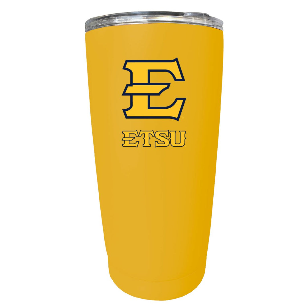 East Tennessee State University NCAA Insulated Tumbler - 16oz Stainless Steel Travel Mug Image 1