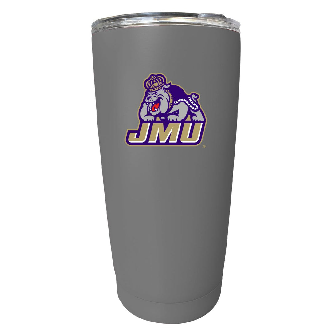 James Madison Dukes NCAA Insulated Tumbler - 16oz Stainless Steel Travel Mug Image 1