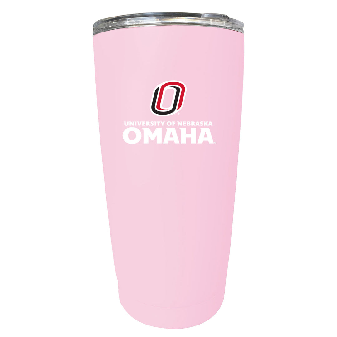 Nebraska at Omaha NCAA Insulated Tumbler - 16oz Stainless Steel Travel Mug Image 2