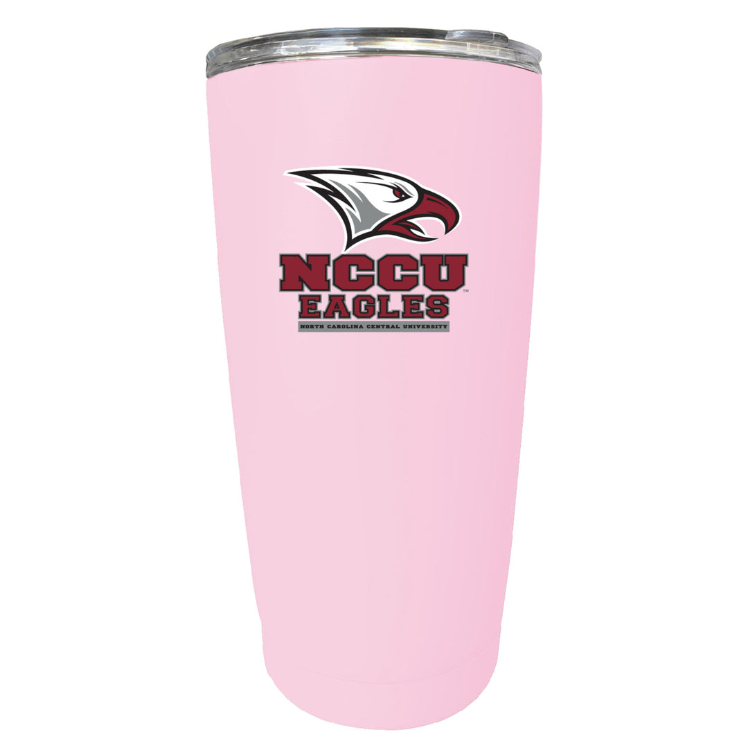 North Carolina Central Eagles NCAA Insulated Tumbler - 16oz Stainless Steel Travel Mug Image 2