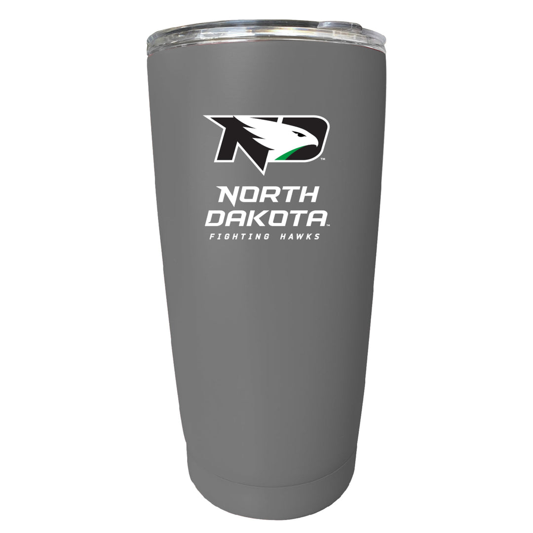 North Dakota Fighting Hawks NCAA Insulated Tumbler - 16oz Stainless Steel Travel Mug Image 1