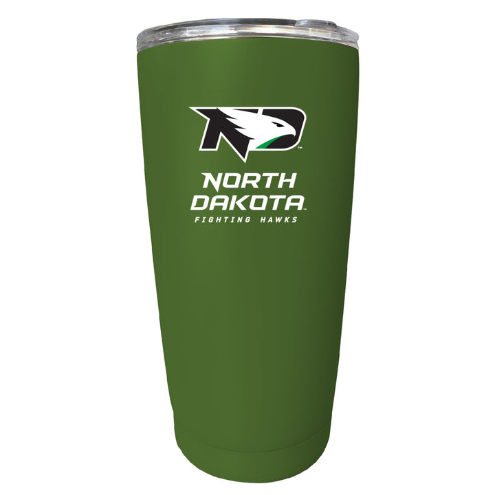 North Dakota Fighting Hawks NCAA Insulated Tumbler - 16oz Stainless Steel Travel Mug Image 3