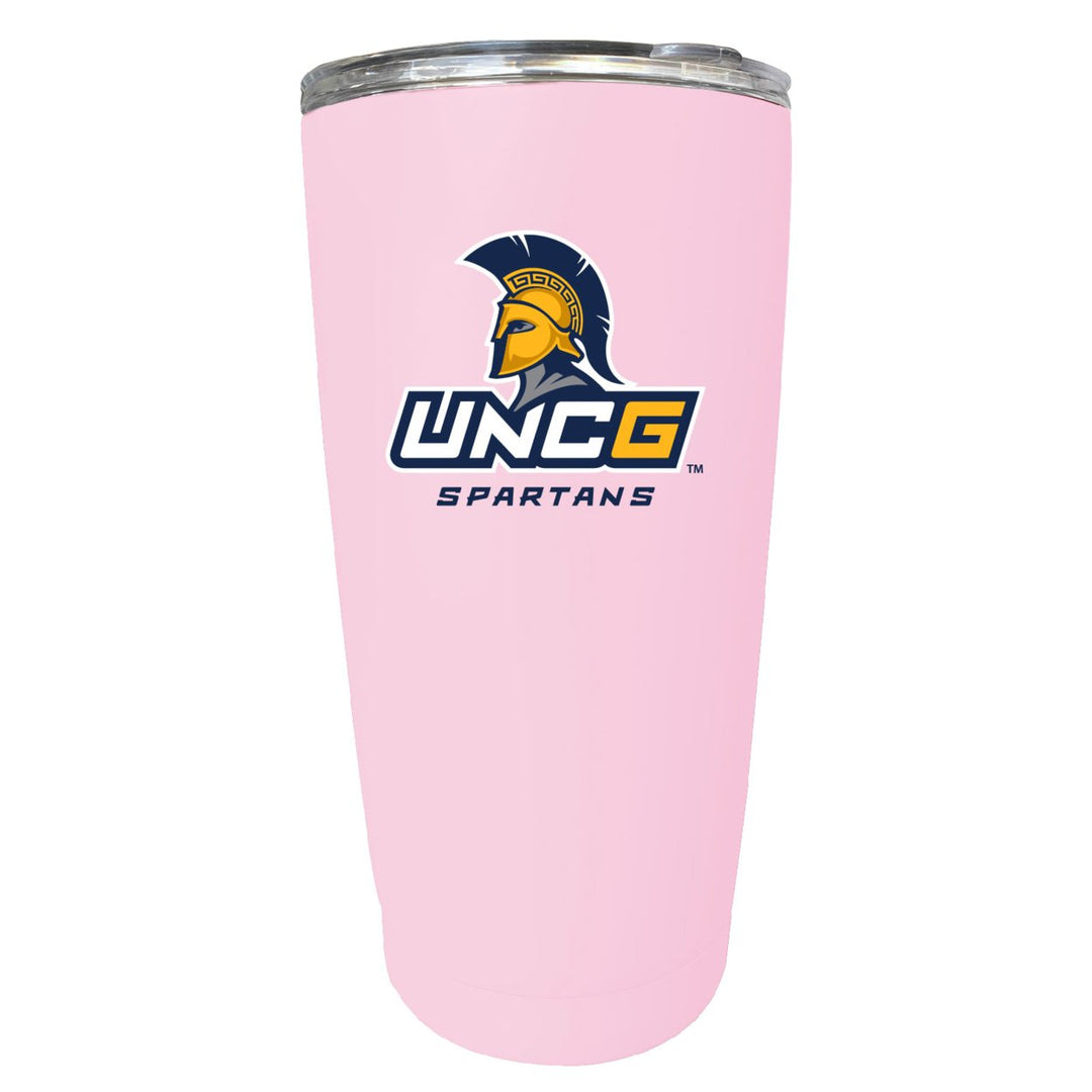 North Carolina Greensboro Spartans NCAA Insulated Tumbler - 16oz Stainless Steel Travel Mug Image 1