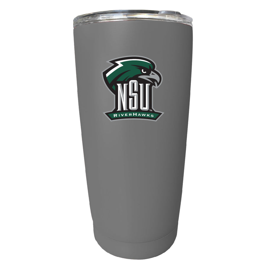 Northeastern State University Riverhawks NCAA Insulated Tumbler - 16oz Stainless Steel Travel Mug Image 1