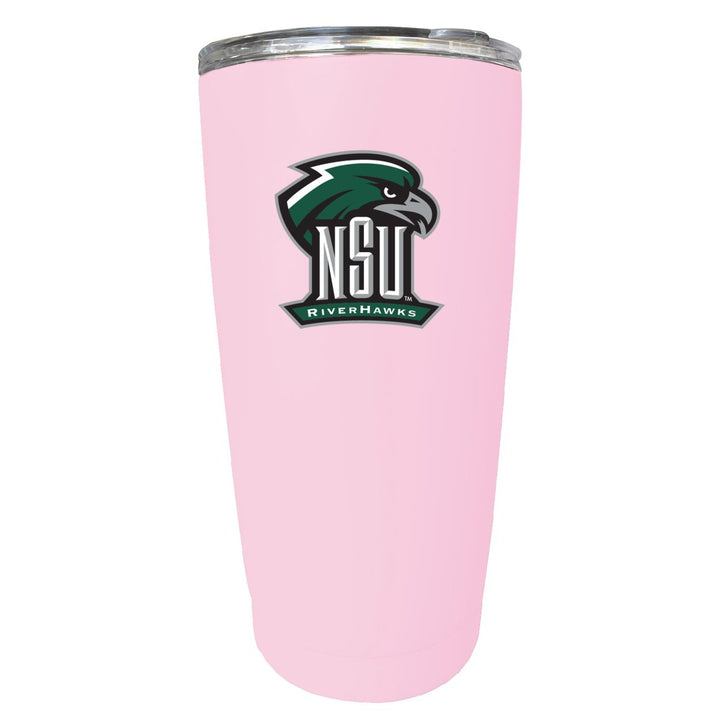 Northeastern State University Riverhawks NCAA Insulated Tumbler - 16oz Stainless Steel Travel Mug Image 2