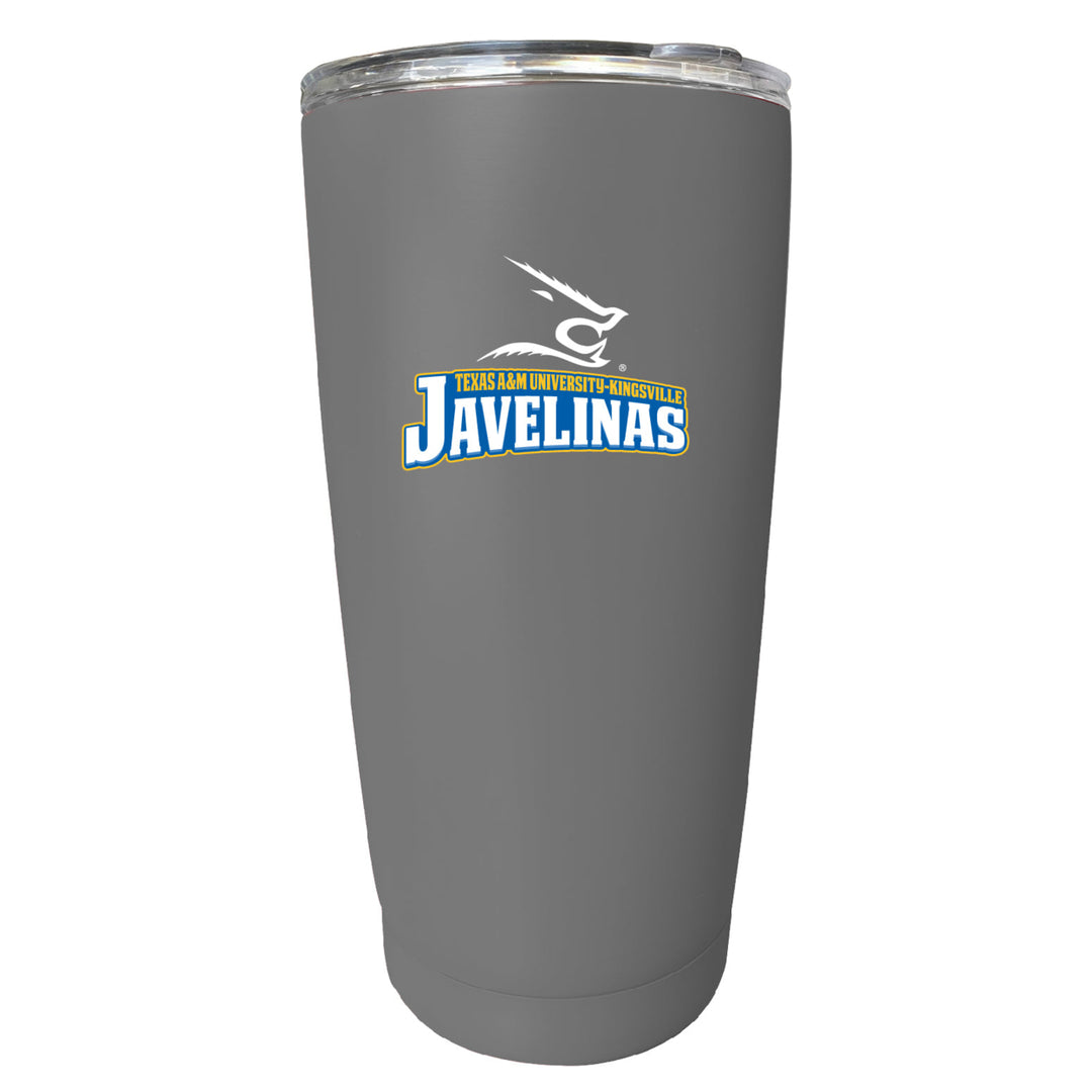 Texas AandM Kingsville Javelinas NCAA Insulated Tumbler - 16oz Stainless Steel Travel Mug Image 1