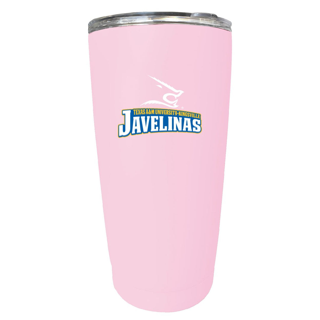 Texas AandM Kingsville Javelinas NCAA Insulated Tumbler - 16oz Stainless Steel Travel Mug Image 2