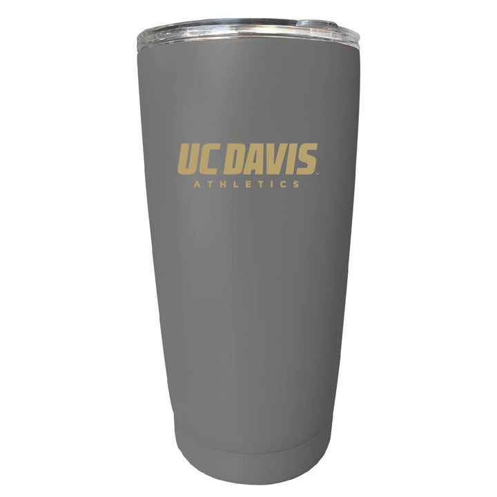 UC Davis Aggies NCAA Insulated Tumbler - 16oz Stainless Steel Travel Mug Image 1