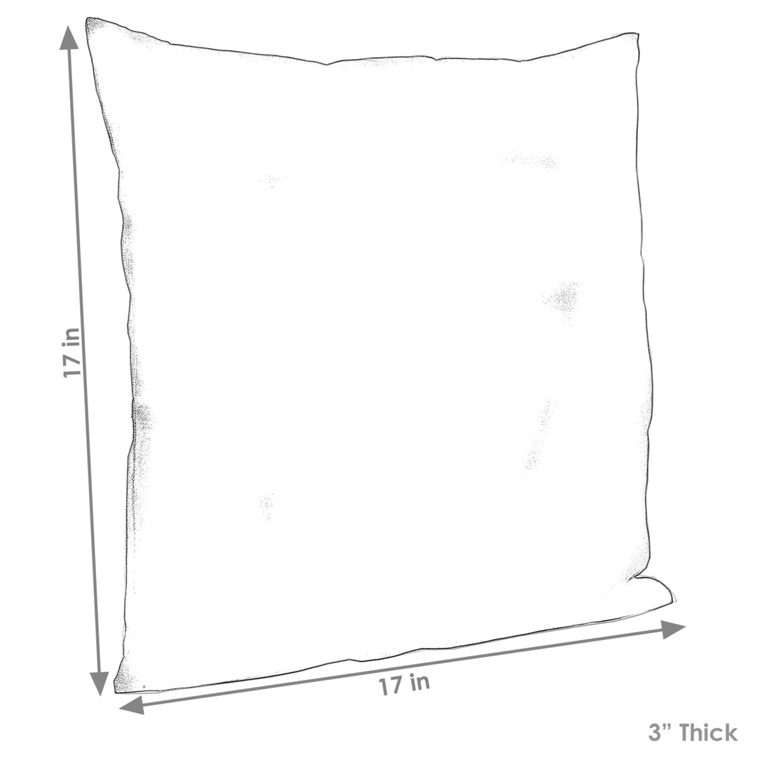 2 Pack Indoor Outdoor Throw Pillows Gray Geometric Patio Backyard 17x17 Image 3