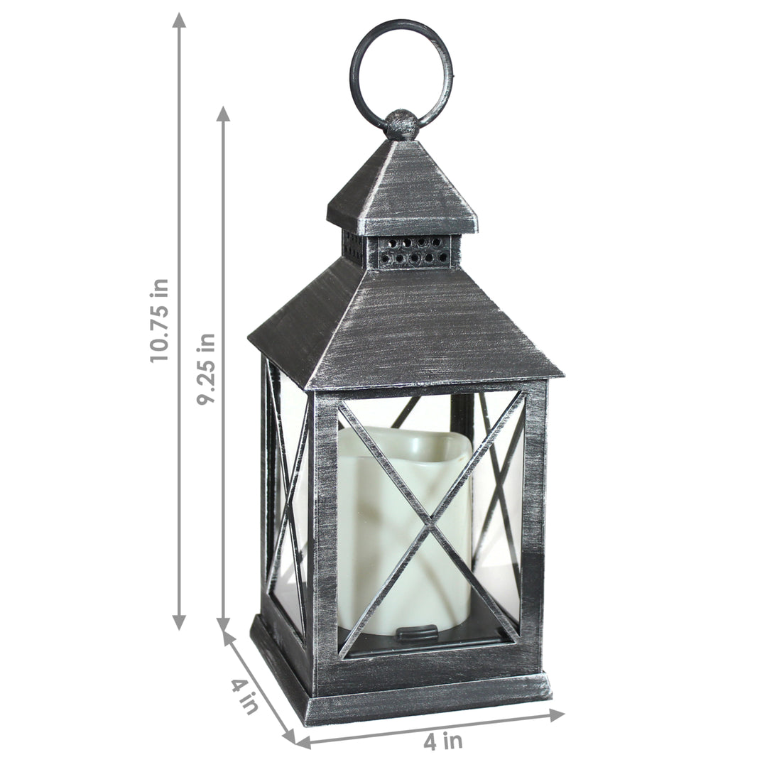 Sunnydaze Yorktown Indoor Battery-Powered Candle Lantern - 10 in Image 3