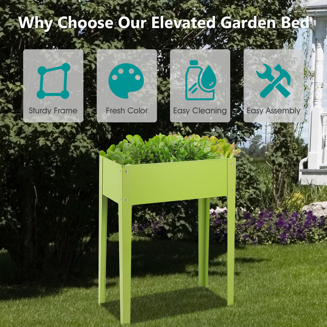 24 x12 Outdoor Elevated Garden Plant Stand Raised Tall Flower Bed Box Image 5