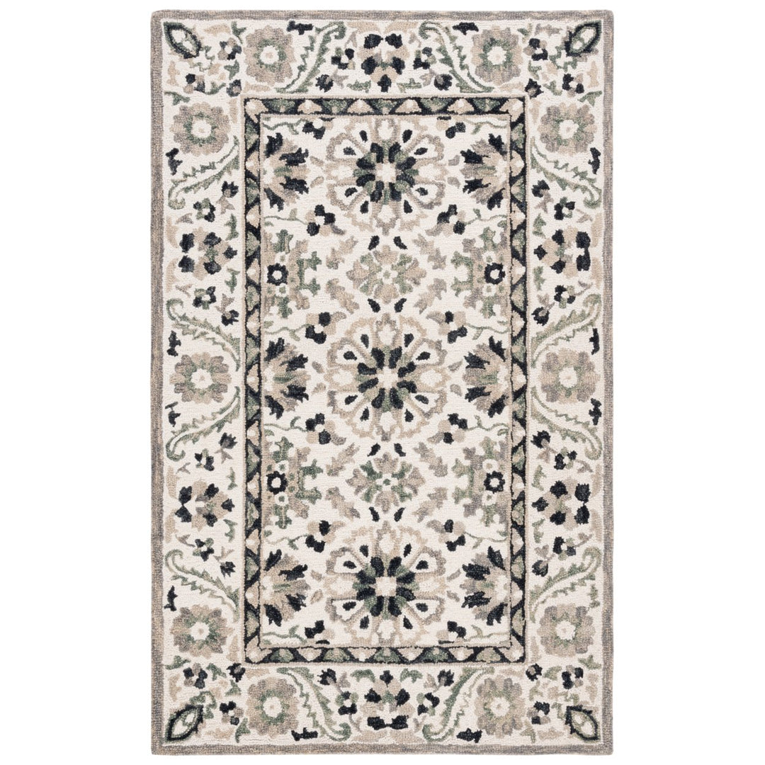 SAFAVIEH Aspen Collection APN128F Handmade Grey/Pink Rug Image 5