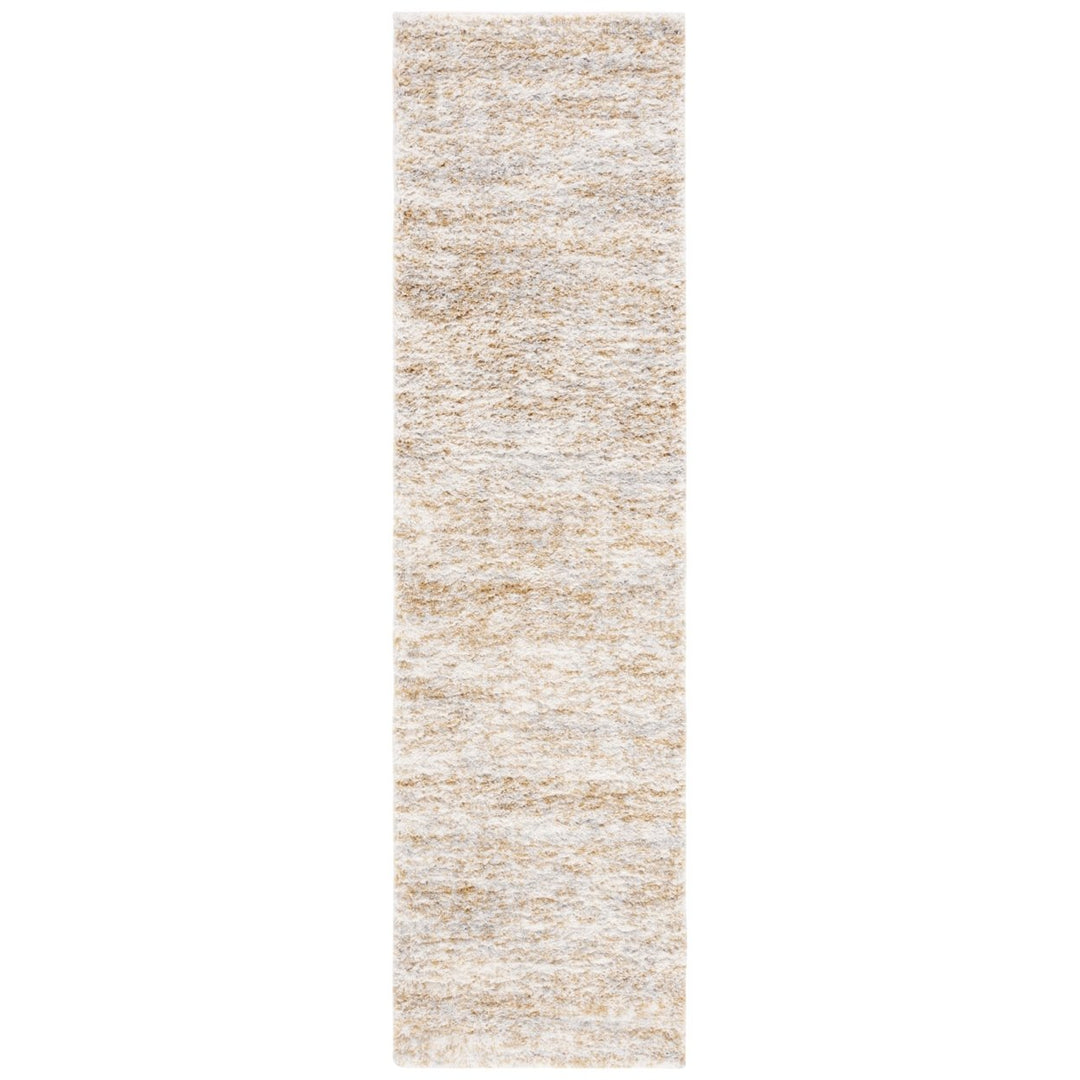 SAFAVIEH BER166A Berber Shag Beige / Grey Image 7