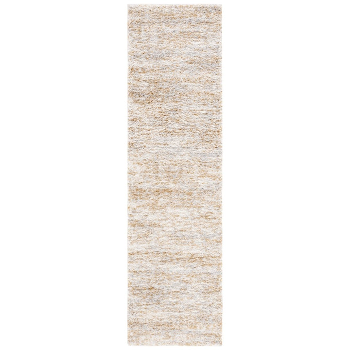 SAFAVIEH BER166A Berber Shag Beige / Grey Image 1