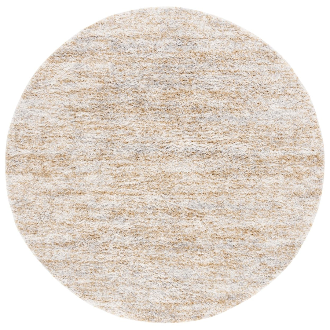 SAFAVIEH BER166A Berber Shag Beige / Grey Image 8