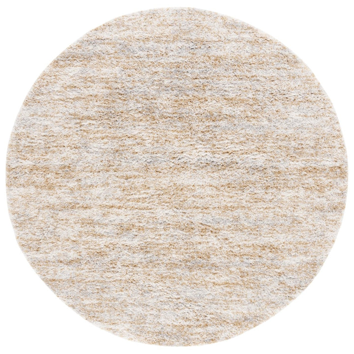 SAFAVIEH BER166A Berber Shag Beige / Grey Image 1