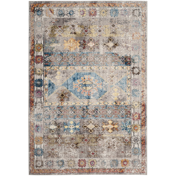 SAFAVIEH Bergama Collection BRG107B Handmade Charcoal Rug Image 1