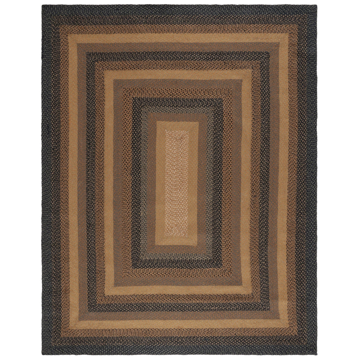 SAFAVIEH Braided BRD651D Handwoven Gold / Sage Rug Image 7