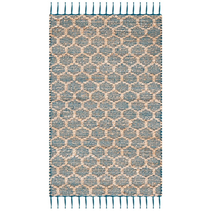 SAFAVIEH Calista Collection CAL116D Gold / Aqua Rug Image 6