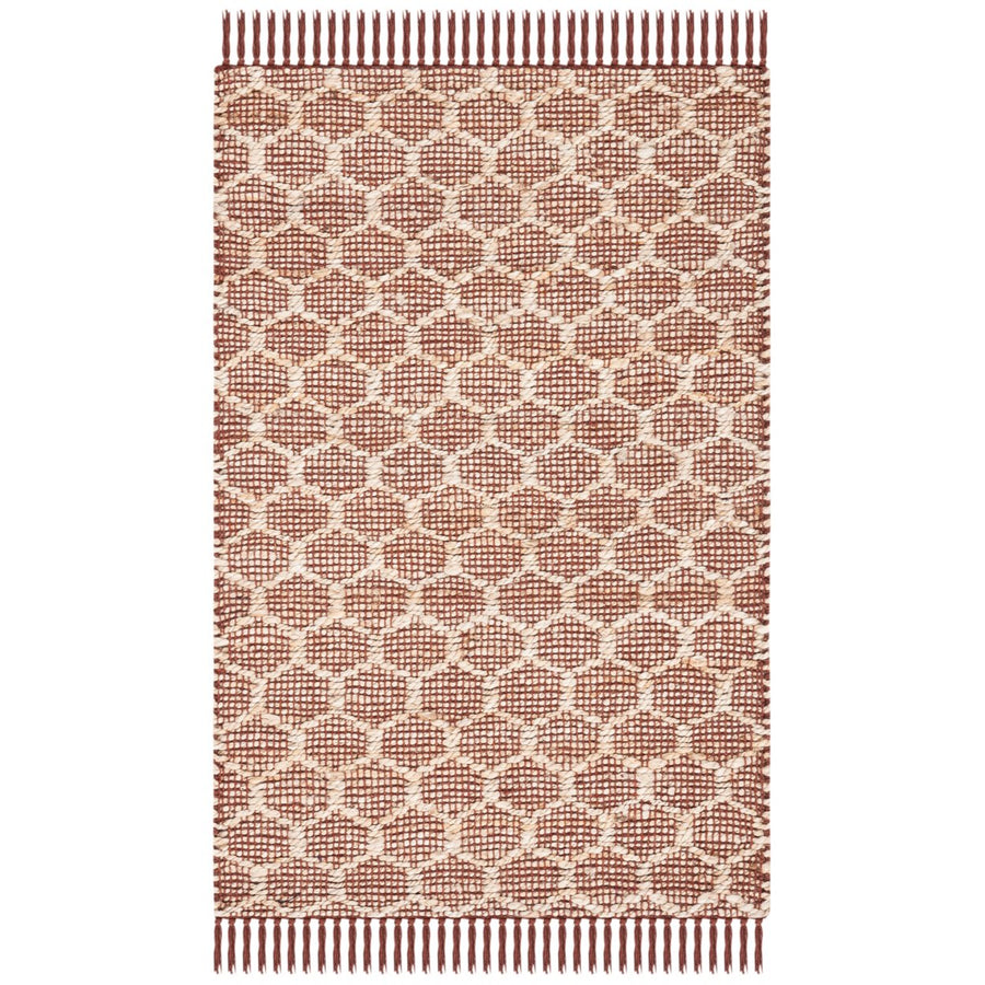 SAFAVIEH Calista Collection CAL154P Rust / Ivory Rug Image 1
