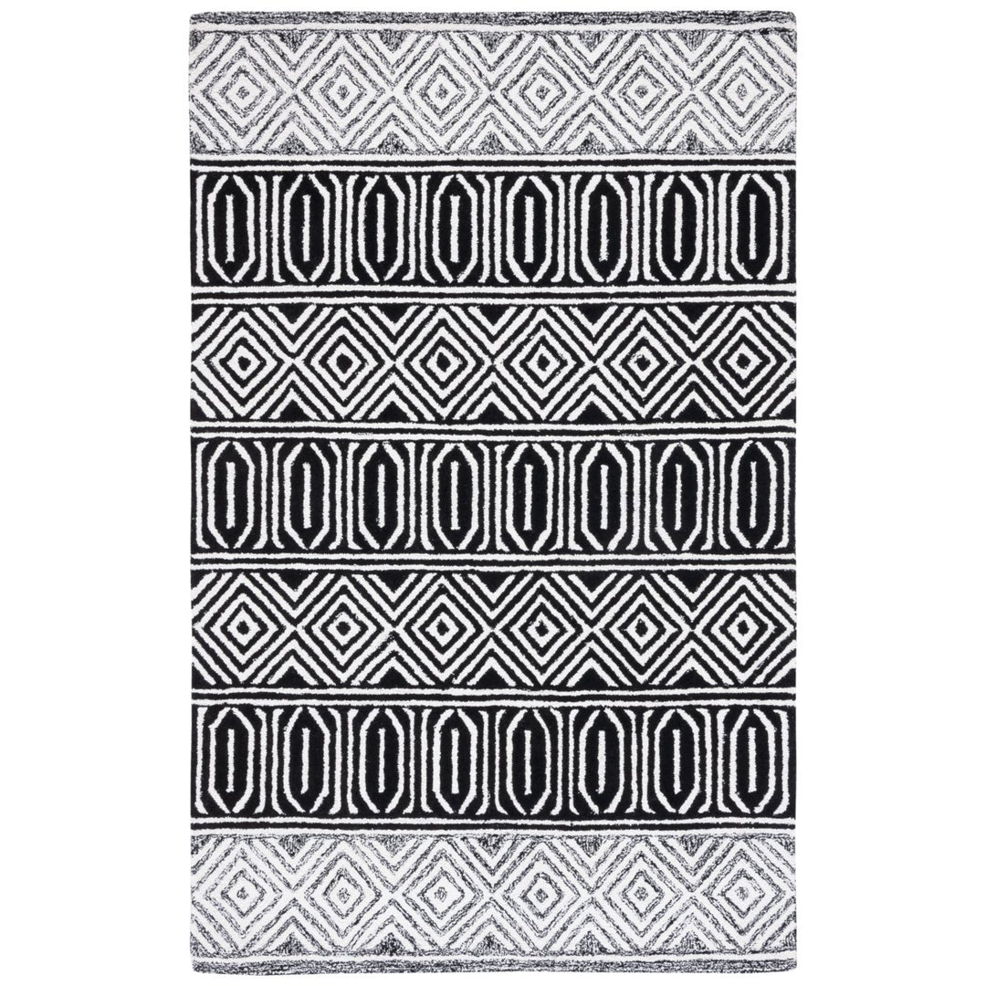 SAFAVIEH Capri CPR208Y Handmade Dark Green / Ivory Rug Image 1