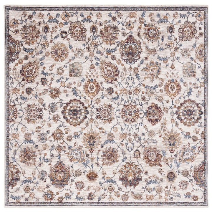 SAFAVIEH Hollywood Collection HLW718P Brown/Ivory Rug Image 6