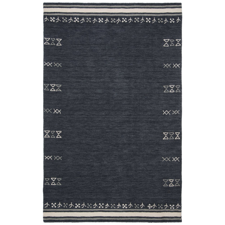 SAFAVIEH Himalaya Collection HIM563M Handmade Blue Rug Image 8