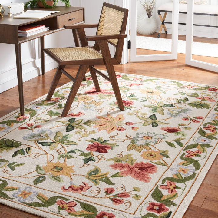  SAFAVIEH Chelsea Collection Area Rug - 4' Round, Ivory