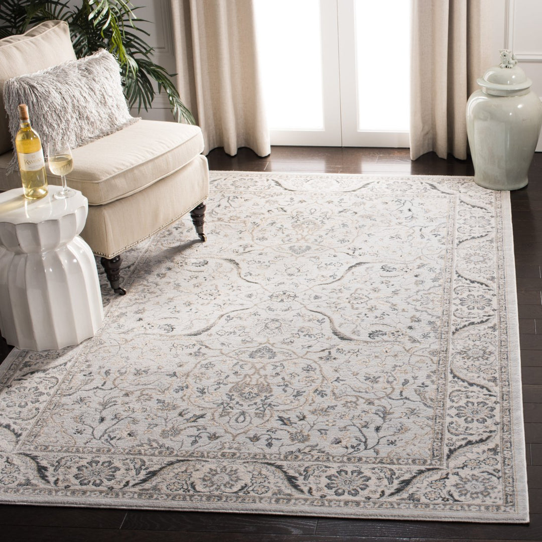 SAFAVIEH Illusion ILLB702C Cream / Light Brown Rug Image 6