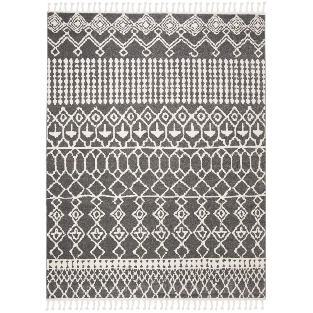 SAFAVIEH Journey JNY177F Light Grey / Dark Grey Rug Image 6