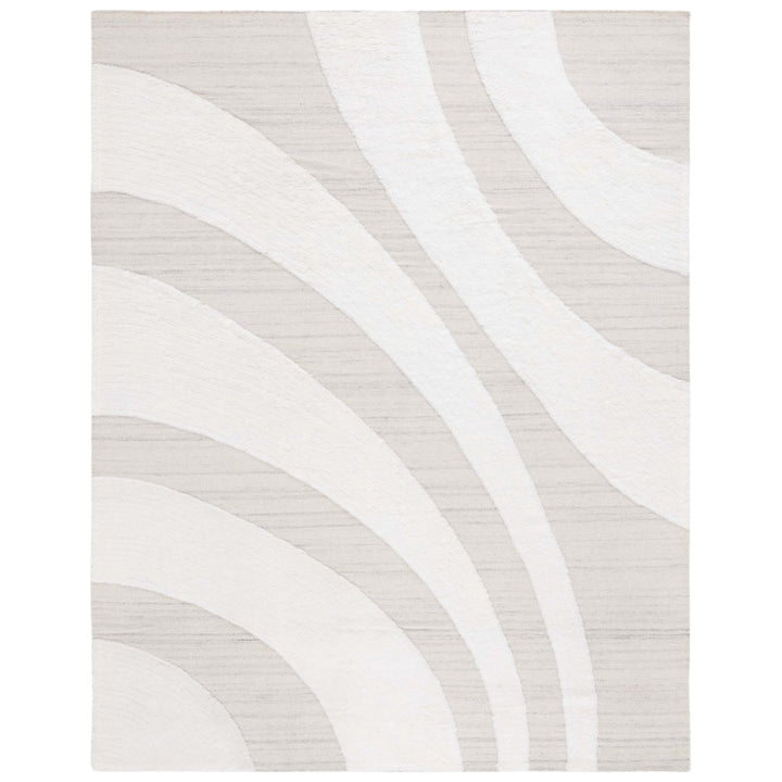 SAFAVIEH Madison Collection MAD608K Cream / Orange Rug Image 1