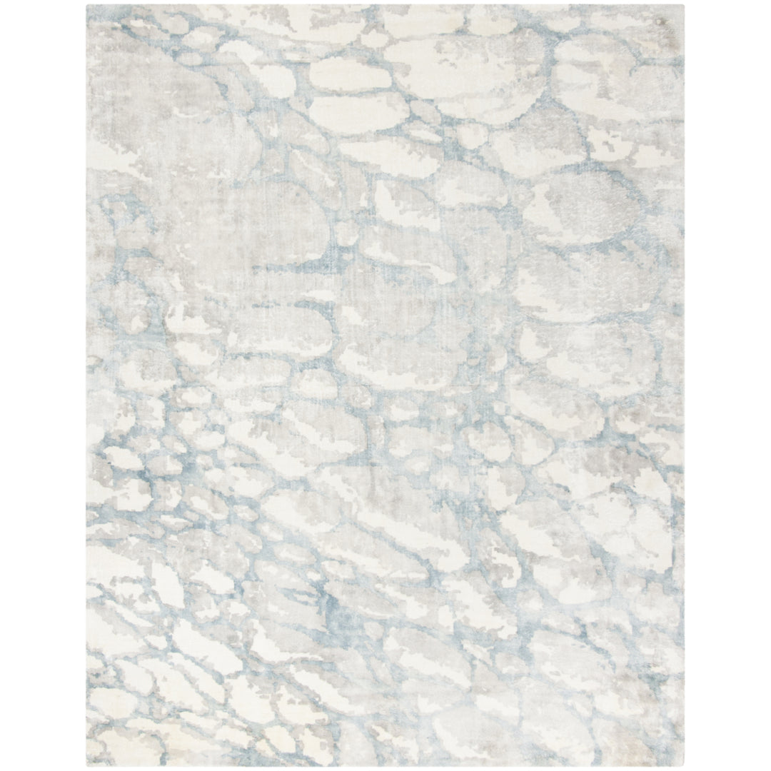 SAFAVIEH Mirage Collection MIR538A Handmade Light Grey Rug Image 4