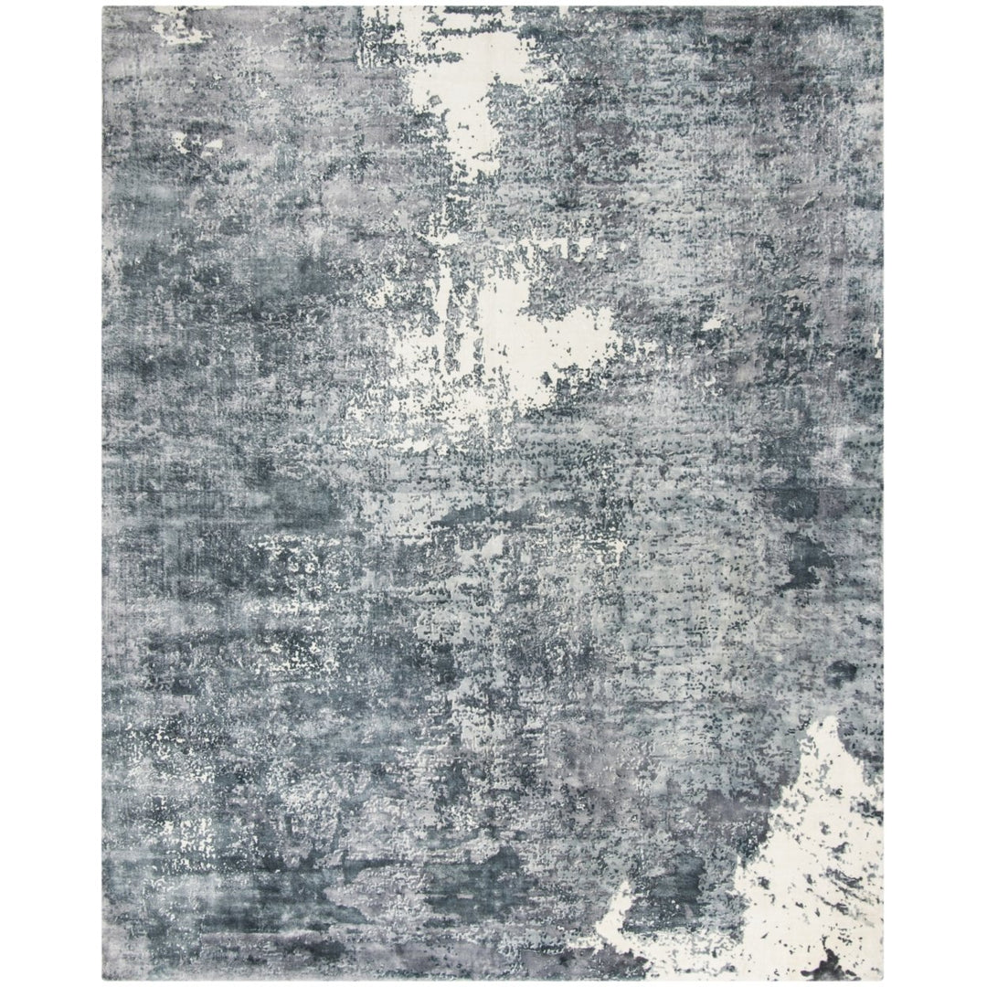 SAFAVIEH Mirage Collection MIR538A Handmade Light Grey Rug Image 5