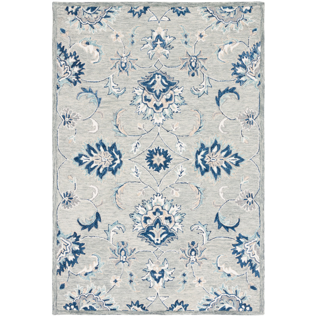 SAFAVIEH Mirage MIR901A Handmade Silver / Ivory Rug Image 1