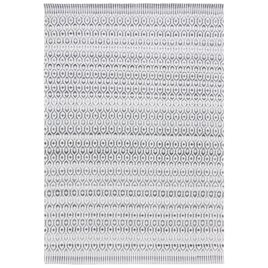 SAFAVIEH Marbella MRB476A Handwoven Ivory / Black Rug Image 1