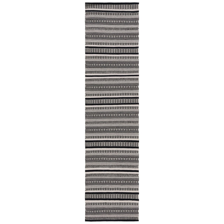 SAFAVIEH Montauk MTK609A Handwoven Black / Ivory Rug Image 5