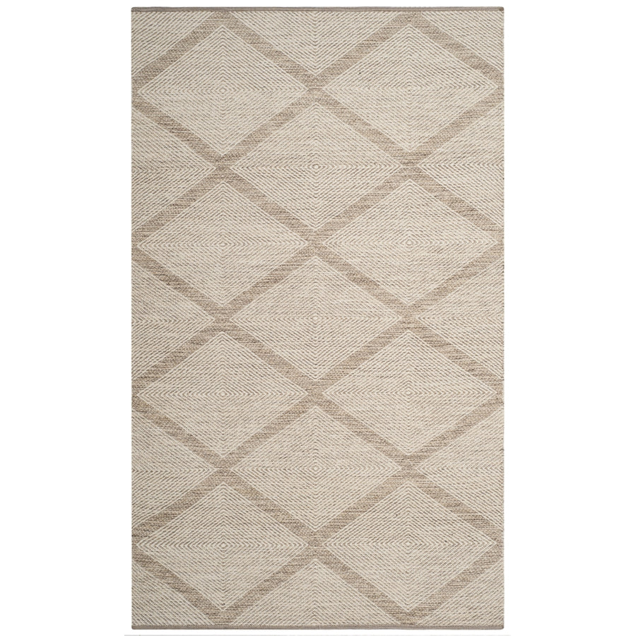 SAFAVIEH Montauk MTK701Y Handwoven Green / Ivory Rug Image 1