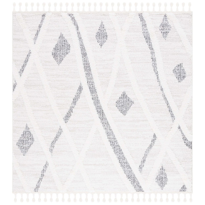 SAFAVIEH Montauk MTK701Z Handwoven Black / Ivory Rug Image 4