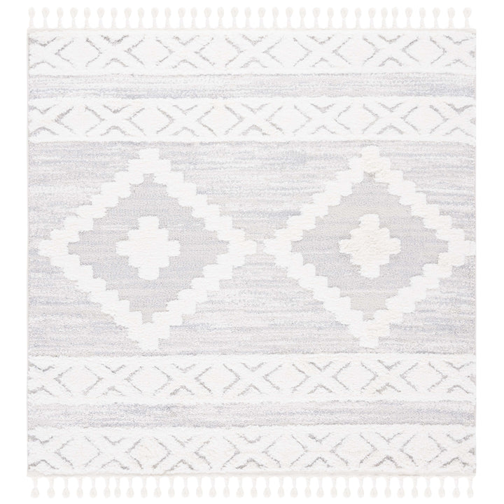 SAFAVIEH Montauk MTK702F Handwoven Grey / Ivory Rug Image 5