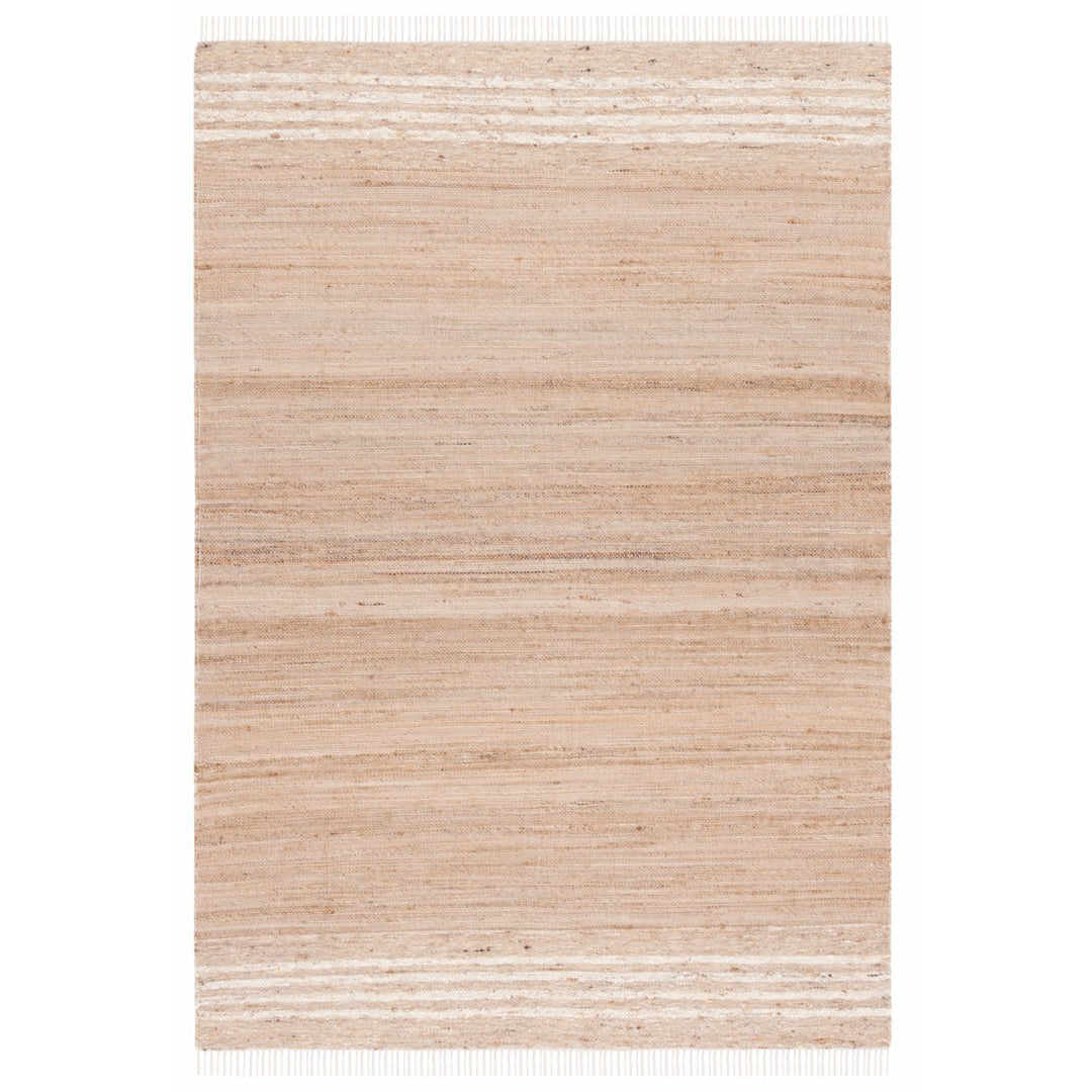 SAFAVIEH Natura NAT426B Handwoven Beige / Ivory Rug Image 1