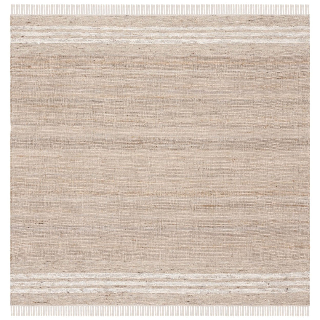 SAFAVIEH Natura NAT426B Handwoven Beige / Ivory Rug Image 1