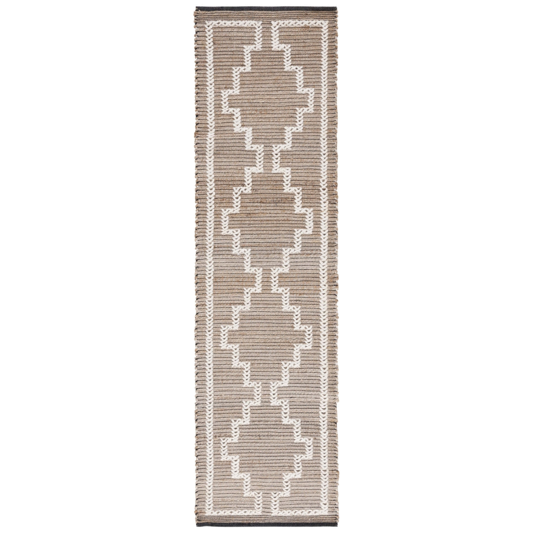 SAFAVIEH Natural Fiber NF826G Silver / Natural Rug Image 8