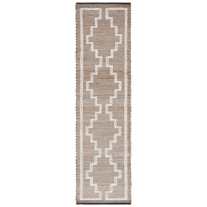 SAFAVIEH Natural Fiber NF826G Silver / Natural Rug Image 8