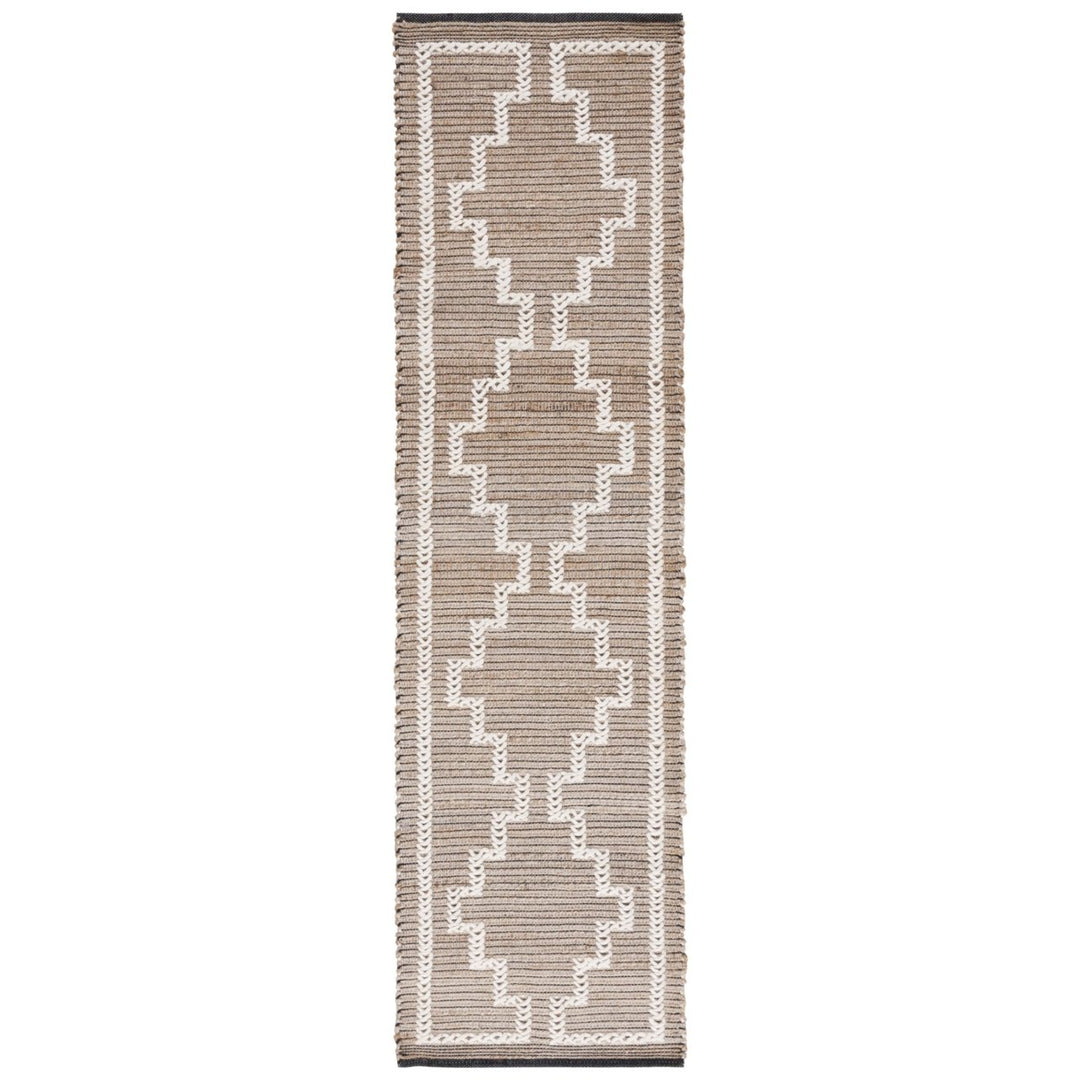 SAFAVIEH Natural Fiber NF826G Silver / Natural Rug Image 1