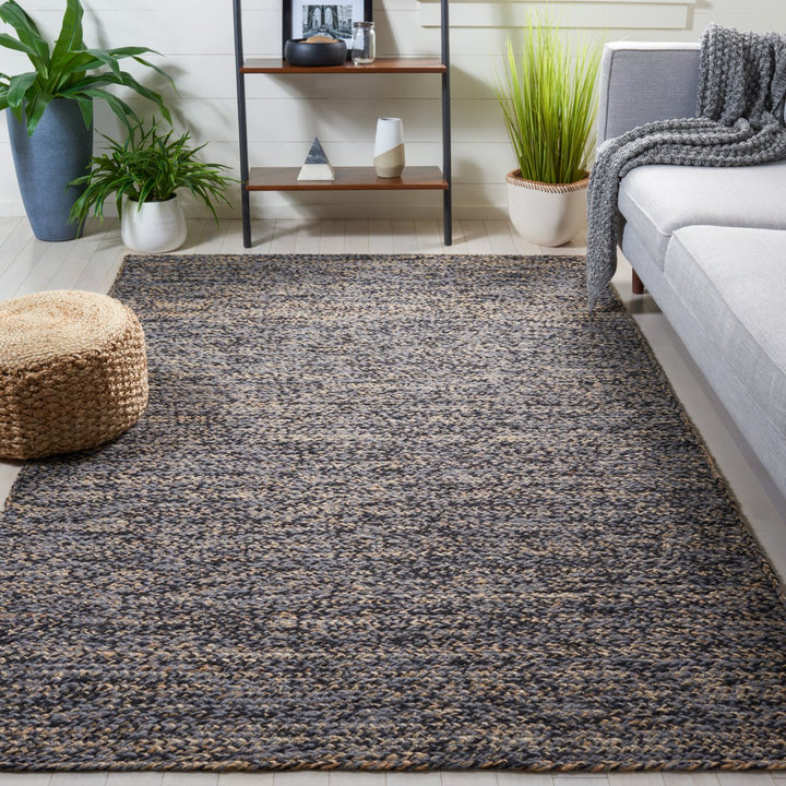 SAFAVIEH Natural Fiber NFB652F Grey / Natural Rug Image 6