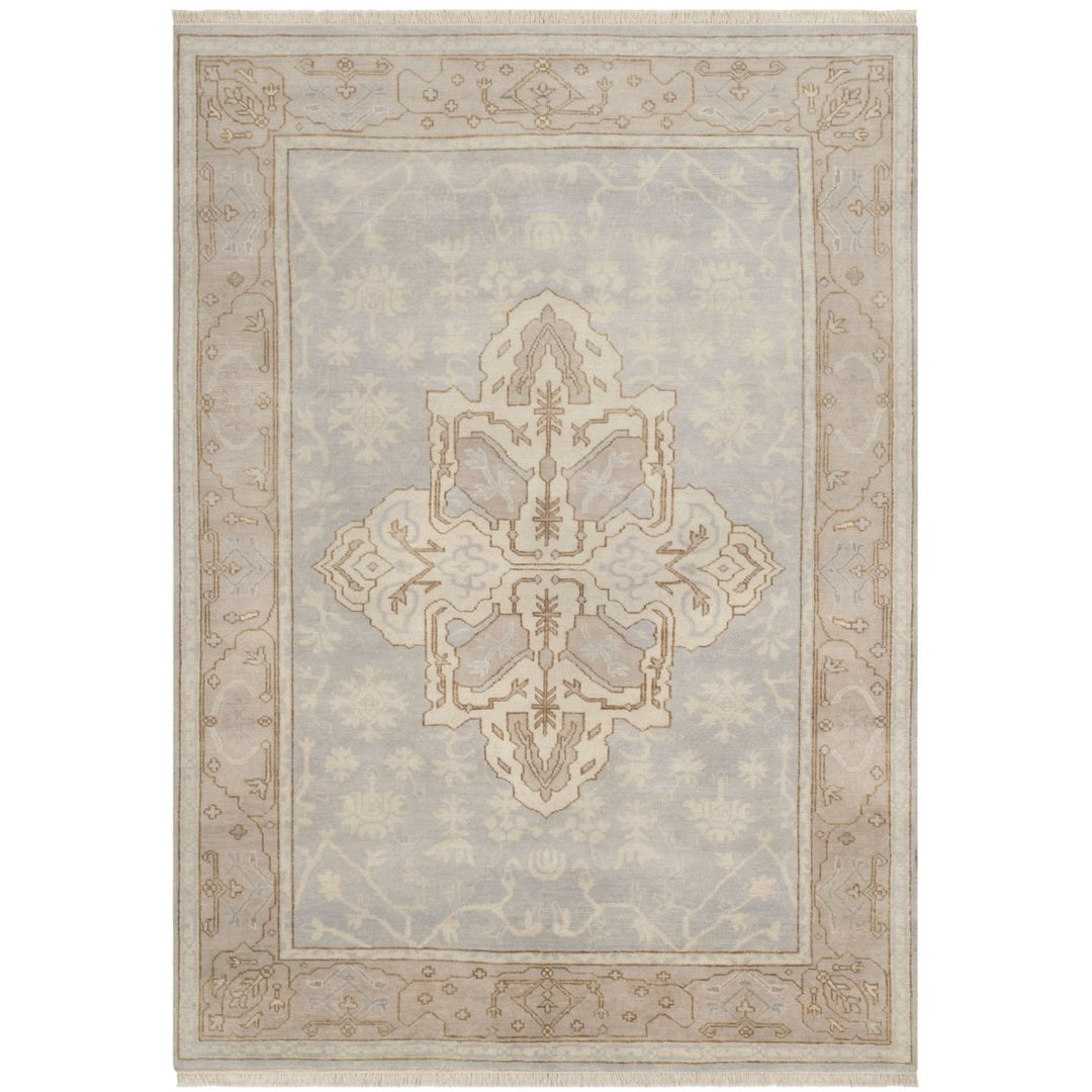 SAFAVIEH Oregon Collection ORE858N Navy / Ivory Rug Image 8