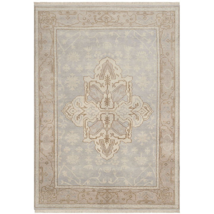 SAFAVIEH Oregon Collection ORE858N Navy / Ivory Rug Image 8