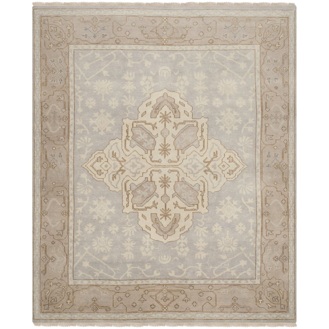 SAFAVIEH Oregon Collection ORE858N Navy / Ivory Rug Image 9