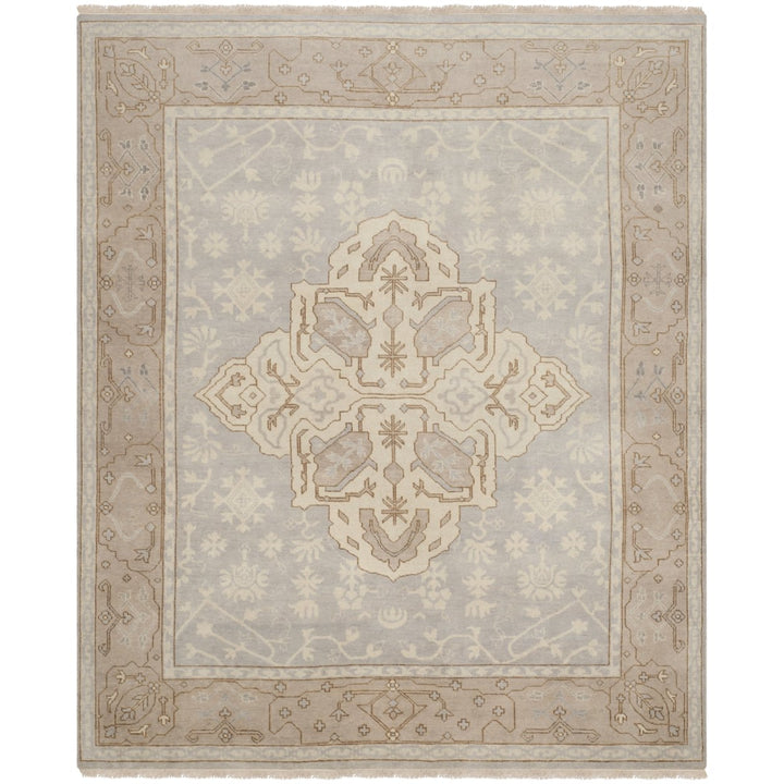 SAFAVIEH Oregon Collection ORE858N Navy / Ivory Rug Image 9